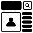 Wireframe do site  Ícone