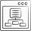 Hierarchy Flowchart Workflow Icon