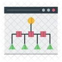 Sitemap Navigation Direction Icon
