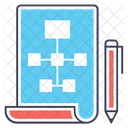 Template Map Design Sitemap Icon