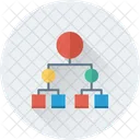 Networking Workflow Sitemap Icon