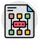 Sitemap Flowchart Flow Diagram Icon