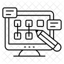 Sitemap Flowchart Flow Diagram Icon