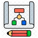 Sitemap Flowchart Flow Diagram Icon