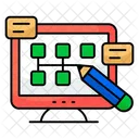 Sitemap Flowchart Flow Diagram Icon