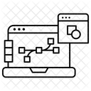 Sitemap Flowchart Flow Diagram Icon