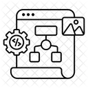 Sitemap Flowchart Flow Diagram Icon