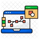 Sitemap Flowchart Flow Diagram Icon