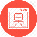 Hierarchy Flowchart Workflow Icon