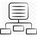 Hierarchy Flowchart Workflow Icon
