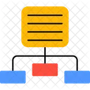 Hierarchy Flowchart Workflow Icon