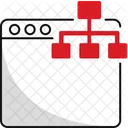 Sitemap Navigation Structure Icon