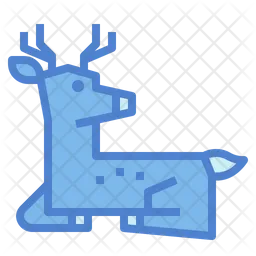 Siting Deer  Icon