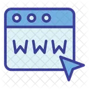 Sitio Sitio Web Web Icono