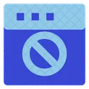 Sitio web prohibido  Icon