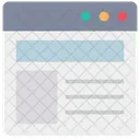 Sitio Web Pagina Web Navegador Icono