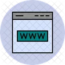 Sitio Web Internet Pagina Icon