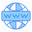 Sitio Web Global Internet Icon