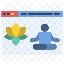 Sitio Web Yoga Meditacion Icon