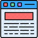Pagina Web Web Navegador Icono