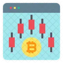 Sitio web bitcoin  Icono