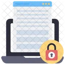 Seguridad Web Proteccion Web Sitio Web Seguro Icono