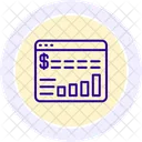 Sitio web de negocios  Icono