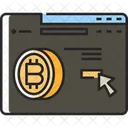 Sitio web criptográfico  Icono