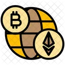 Sitio Web Criptografico Bitcoin Sitio Web Icono