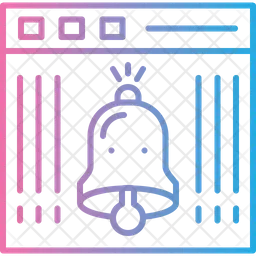 Sitio web de alarma  Icono