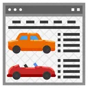 Sitio web del coche  Icono