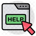Sitio Web De Ayuda Pagina Web De Ayuda Ayuda Web Icono