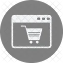 Sitio web de comercio electrónico  Icono