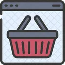 Sitio Web De Comercio Electronico Sitio Web De Compras Compras En Linea Icono