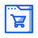 Sitio Web SEO Marketing Icono