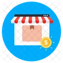 Compras Web Compras En Linea Sitio Web De Compras Icono