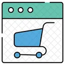 Sitio web de compras  Icono