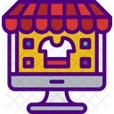 Sitio Web De Compras Compras En Linea Tienda En Linea Icono