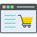 Sitio web de compras  Icono