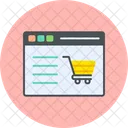 Sitio web de compras  Icono