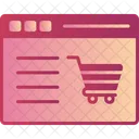 Sitio web de compras  Icono