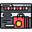 Sitio web de compras  Icon