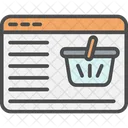 Sitio Web De Compras Compras Digitales Compras En Linea Icono