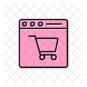 Sitio web de compras  Icon