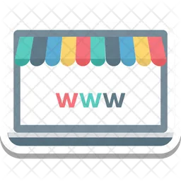 Sitio web de compras  Icono