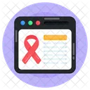 Cinta Contra El Cancer Concientizacion Sobre El Cancer Sitio Web Sobre El Cancer Icono