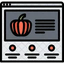 Sitio web de halloween  Icon