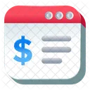 Sitio web de negocios  Icono