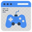 Sitio web de videojuegos  Icon