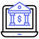 Banco Sitio Web En Linea Icono
